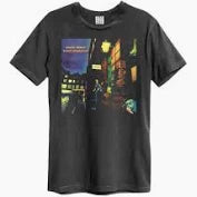 DAVID BOWIE - David Bowie - Ziggy Stardust Amplified Vintage Charcoal Large T Shirt