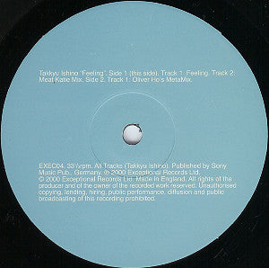 Takkyu Ishino : Feeling (12")