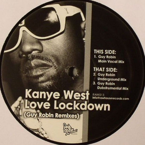 Kanye West : Love Lockdown (Guy Robin Remixes) (12", Unofficial)