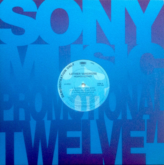 Luther Vandross : Heaven Knows (12", Promo)