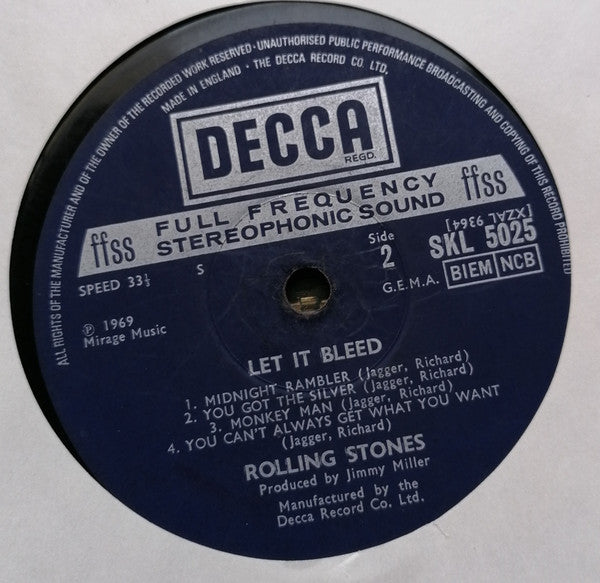 Rolling Stones* : Let It Bleed (LP, Album)