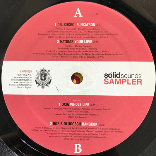 Various : Sólid Sounds Sampler (12", Smplr)