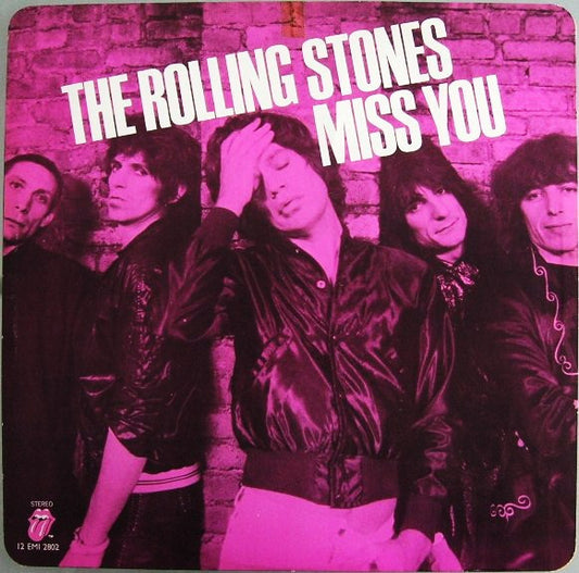 The Rolling Stones : Miss You (12", Pin)
