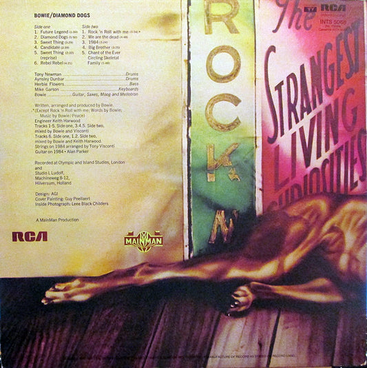 Bowie* : Diamond Dogs (LP, Album, RE)