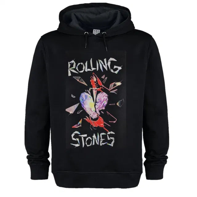 ROLLING STONES - Rolling Stones Hackney Diamonds Amplified Black Large Hoodie Sweatshirt