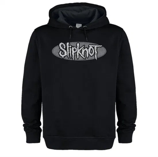 SLIPKNOT - Slipknot Oval Logo Amplified Black Medium Hoodie Sweatshirt