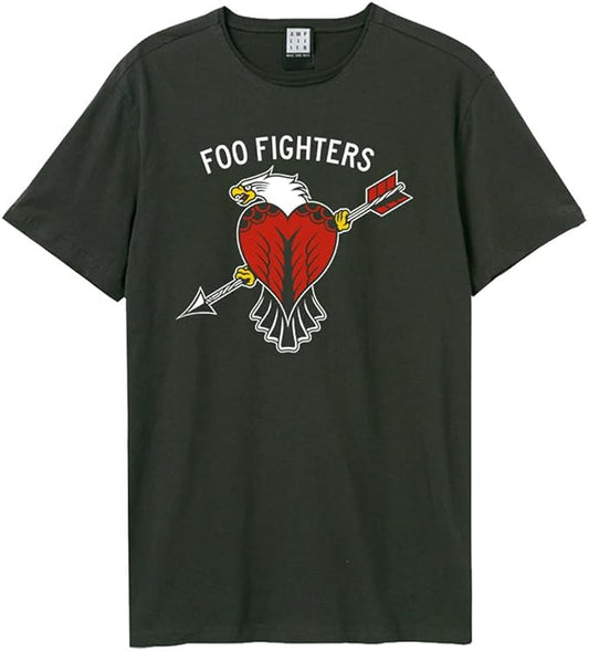 FOO FIGHTERS - Foo Fighters - Eagle Tattoo Amplified Vintage Charcoal Medium T Shirt