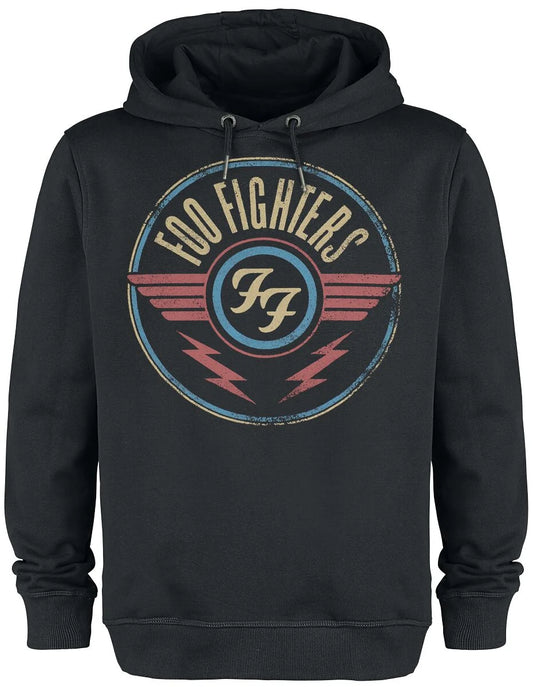 FOO FIGHTERS - Foo Fighters Air Amplified Black X-Large Hoodie Sweatshirt