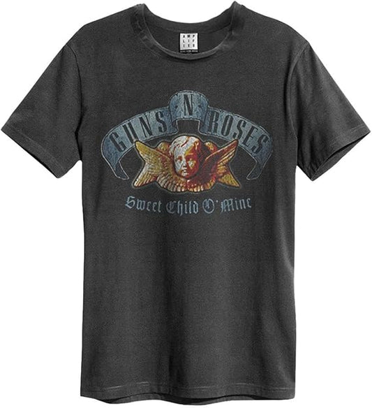 GUNS N ROSES - Guns N Roses - Sweet Child O Mine Amplified Vintage Charcoal X Large T Shirt