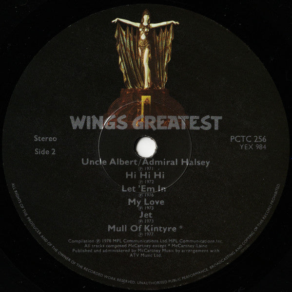 Wings (2) : Wings Greatest (LP, Comp)