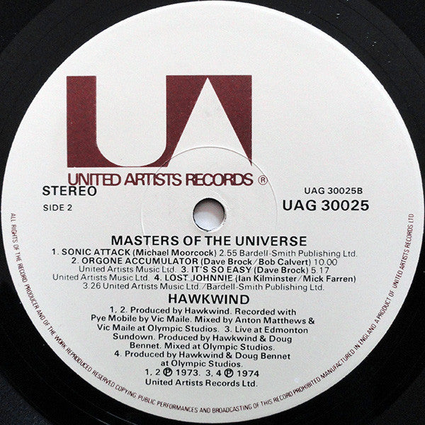 Hawkwind : Masters Of The Universe (LP, Comp)