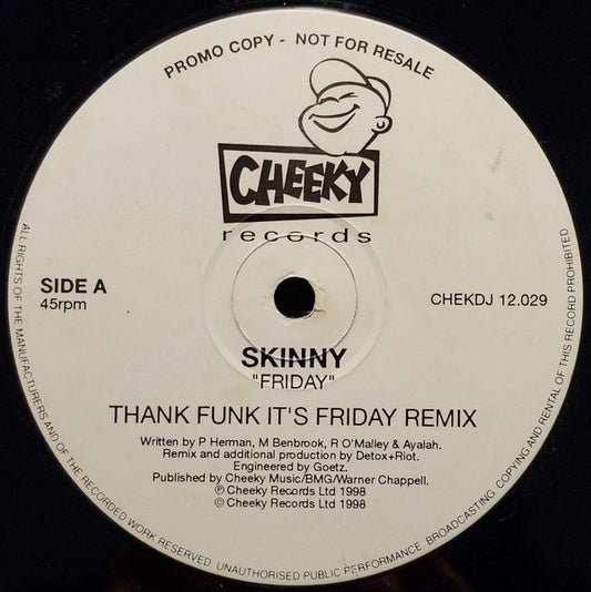 Skinny : Friday (2x12", Promo)