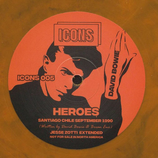 David Bowie - Heroes (Orange Marble Vinyl)