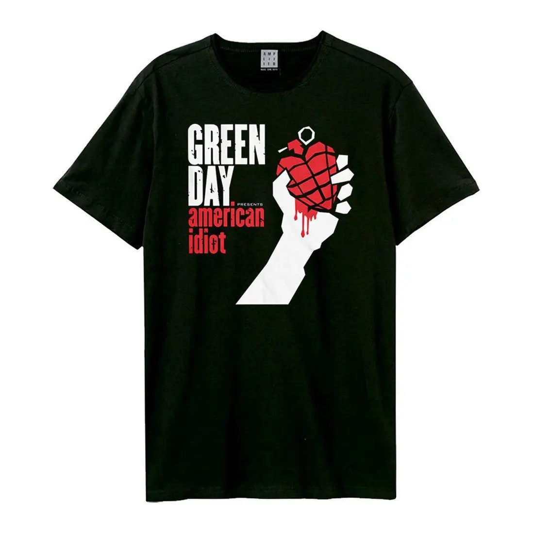 GREEN DAY - Green day - American Idiot Amplified Vintage Charcoal X Large T Shirt
