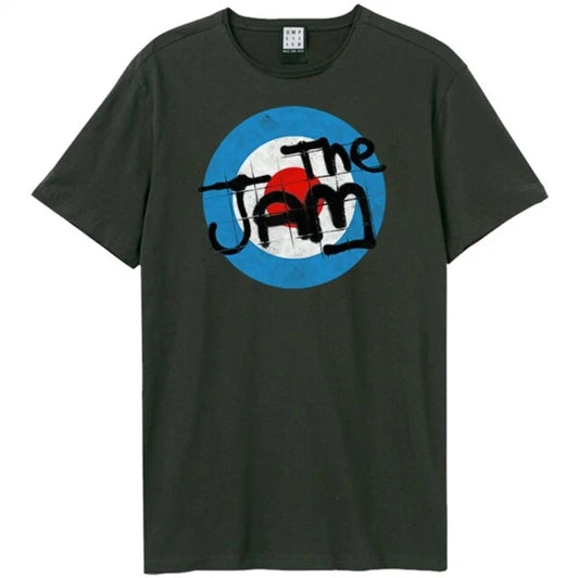 THE JAM - The Jam Target Amplified Vintage Charcoal X Large T Shirt