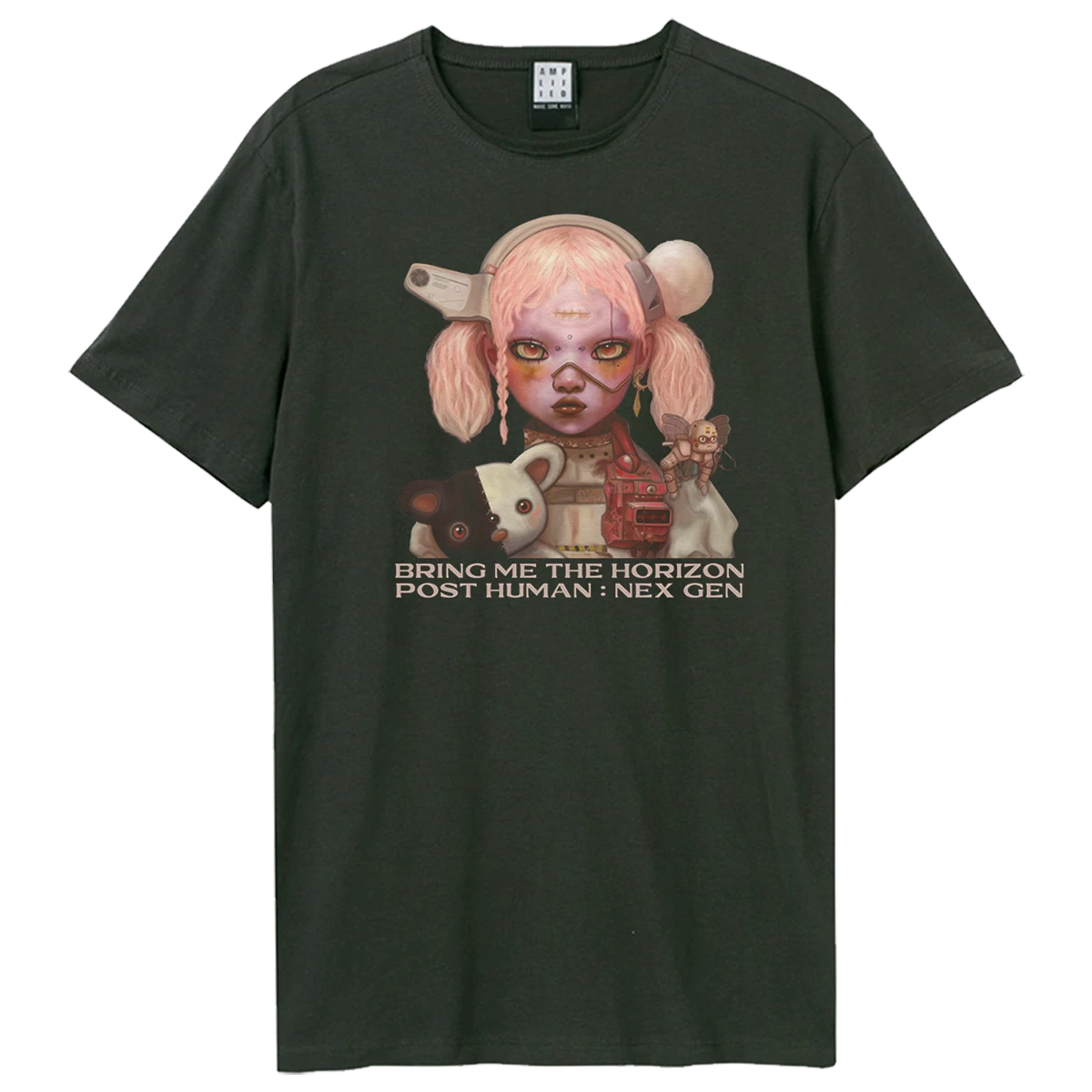 BRING ME THE HORIZON - Bmth Nex Gen Album Cover Amplified Vintage Charcoal X Large T Shirt