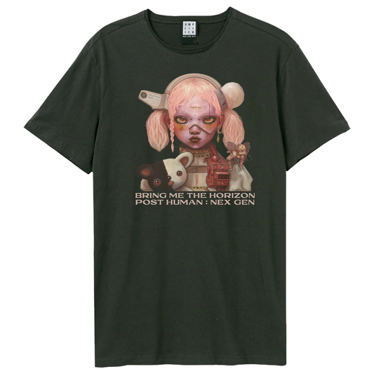 BRING ME THE HORIZON - Bmth Nex Gen Album Cover Amplified Vintage Charcoal X Large T Shirt