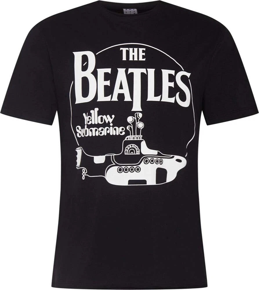 THE BEATLES - The Beatles - Yellow Sub 2 Tour Amplified Vintage Black X Large T Shirt