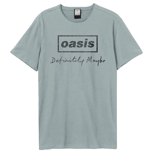OASIS - Oasis Definitely Maybe Distressed Amplified Vintage Strange Blue Medium T Shirt
