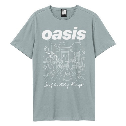 OASIS - Oasis Definitely Maybe Amplified Vintage Strange Blue X Large T Shirt