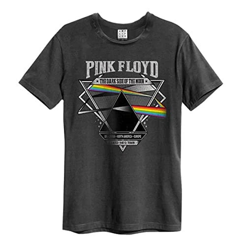 PINK FLOYD - Pink Floyd - 72 Tour Amplified Vintage Charcoal Medium T-Shirt