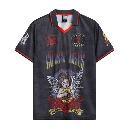 GUNS N ROSES - Guns N Roses Sweet Child O Mine Rock Fc Football Shirt Large
