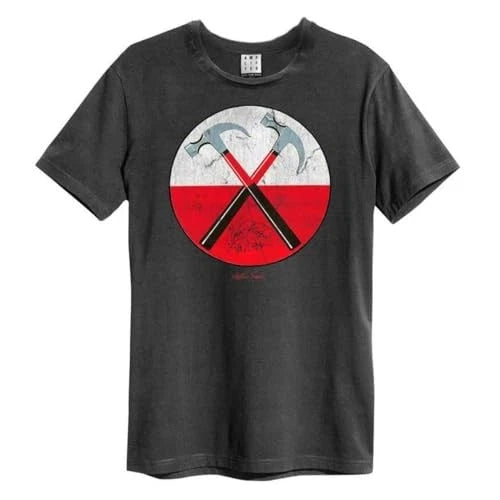 PINK FLOYD - Pink Floyd Gerald Scarfe Amplified Vintage Charcoal Large T Shirt